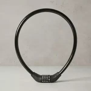 자전거 도난방지 번호키 튼튼한 강철 와이어 4자리 다이얼 자물쇠