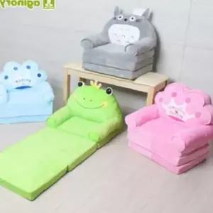 동물 캐릭터 3단 접이식 유아 의자 어린이 놀이방 거실용 쿠션 좌식 소파
