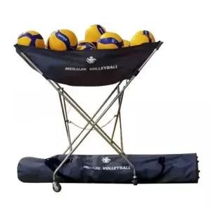 배구 토스 연습기 이동식 볼 스탠드 리시브 패스 트레이너 장비 카트