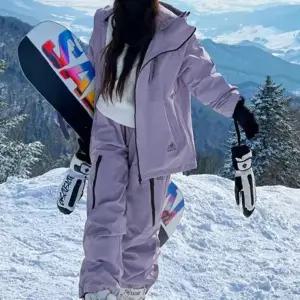 겨울 스노보드 투피스 방수 보온 바람막이 슬로프 야외활동 남녀 점퍼 하의 세트