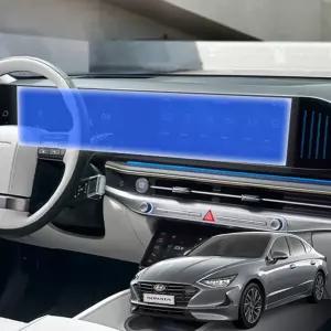 소나타DN8 선명한 차량 보호필름 네비게이션 디스플레이