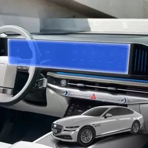 제네시스 G80 1세대 선명한 차량 보호필름 네비게이션 디스플레이