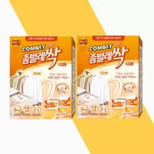 헨켈 컴배트 좀벌레싹 오렌지 콤보팩 12입 2개 좀벌레 방충제