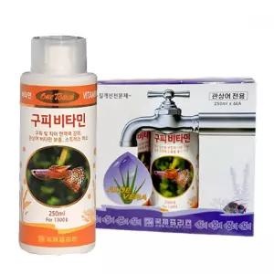 국제프리츠 원터치 구피비타민 250ml, 6개