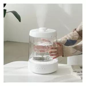 모리츠 유리 스팀가열식 가습기 수조분리급수 대용량 물멍 4L 275238