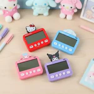 산리오 빼꼼 듀얼 스톱워치 시계 타이머 알람 헬로키티 캐릭터 시나모롤 디지털 스탑워치