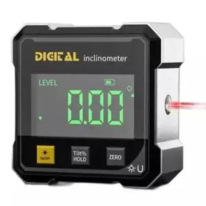 각도 계측기 디지털 레이저 충전 자석+USB 다기능 자석 수평 알루미늄 경사
