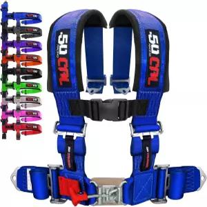 버킷 시트용 4점 하네스 퀵 릴리스 래치 9가지 색상 옵션 레이싱 레이스카 오프로드 차량 UTV RZR