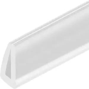 퀸박스 U자형 고무 가구 가장자리 범퍼 핏 1-2mm 4.9피트 유리 모서리 트림 투명 씰 프로텍터 시트 메탈