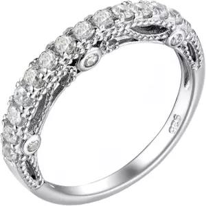 여성용 우지웬 스태커블 이터널 가드 링 인핸서 925 스털링 실버 CZ 하프 프로미스