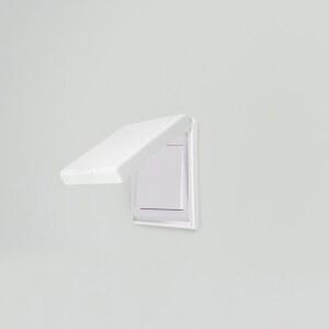 방수 소켓 커버 스위치 박스 단추 장비 흰색 보호 보호대 안전 전기 초인종