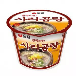 농심 사리곰탕 큰컵 111g x 16개