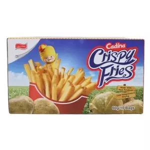 Cadina Crispy Fries 600g 60g x 10