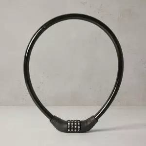 자전거 도난방지 번호키 튼튼한 강철 와이어 4자리 다이얼 자물쇠