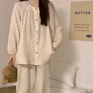 봄 귀여운 학생 간절기 긴팔 상하의 세트 파자마 잠옷