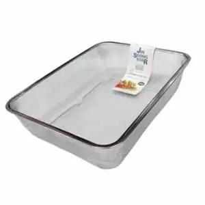 [RIZPICK]주방용 야채바구니 스텐레스 사각 대형 445cm 채소 정리함