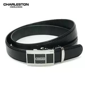 남성용 정장 자동 벨트 클래식 블랙 사이즈 조절 가능