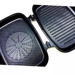 [RIZPICK]양면 후라이팬 프라이팬 인덕션 그릴 주방 사각 다용도 고기양면팬