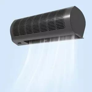 원격 제어 기능이 있는 JYETAXDISS 에어 커튼 머신 - 상업 공간용 고출력 간편한 벽 설치