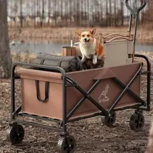 캠핑 웨건 폴딩카트 캠핑운반 수레 접이식 아웃도어