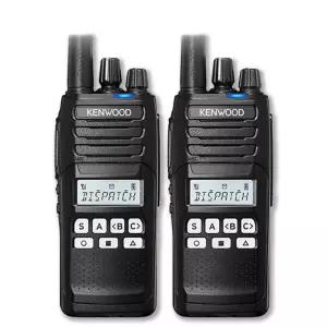 켄우드 NX-1200N NX1200N 고성능 업무용 산업용 디지털 VHF 무전기 2대 세트 
