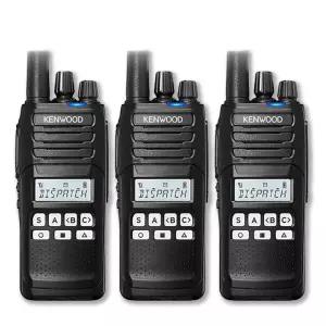 켄우드 NX-1200N NX1200N 고성능 업무용 산업용 디지털 VHF 무전기 3대 세트 