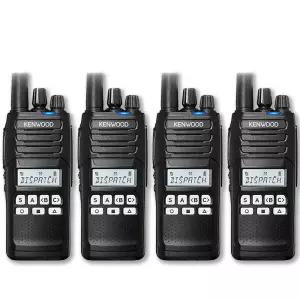 켄우드 NX-1200N NX1200N 고성능 업무용 산업용 디지털 VHF 무전기 4대 세트 