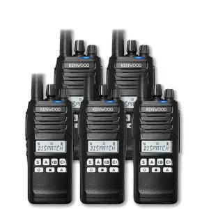 켄우드 NX-1200N NX1200N 고성능 업무용 산업용 디지털 VHF 무전기 5대 세트 