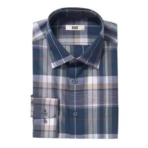 [롯데백화점]닥스 [체크남방-선물포장가능]DMS3SHCL130E1BJ 26 SS 신상품 마혼방 체크 캐주얼 남방