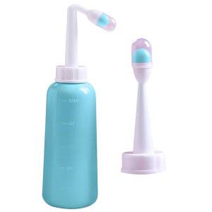 eAj 산후 관리용 내부 청소 프리미엄 페리 보틀 뒤집힌 페리 보틀, 회 및 클렌징 출산을 위한 휴대용 비데 500ml/17온스 내부 청소 프리미엄 페리 보틀