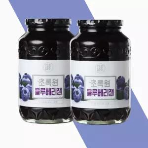 초록원 블루베리 과일잼 1kg 2개 대용량