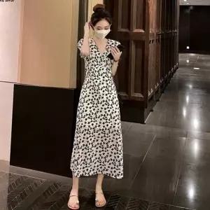 빅사이즈 편안한 봄 면 데이트 민소매 청원피스 신상