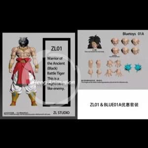 사전  ZL STUDIO Shf 브로리 고대 호랑이 전사(악몽의 적) 7인치 시리즈 액션 인형 모델