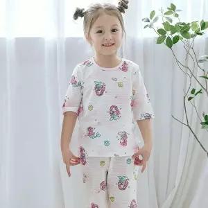 [보리보리/바풀 주니어]바풀 MK SS63-14 아동내복 7부 순면 유아 아동 실내복