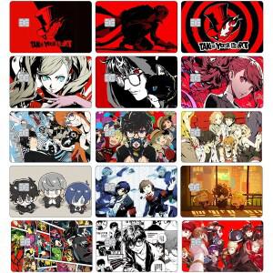 게임 P5 신용 카드 스킨 스티커 애니메이션 페르소나 타카마키 무광 (VISA JCB 마스터카드  기타 IC 마그네