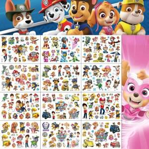 Paw 시리즈 Skye Rocky Rubble Everest 문신 스티커 러블리 바디 아트 가짜 임시 방수 Taty