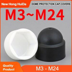 보호 나사 커버 노출 육각형 플라스틱 M22 블랙 볼트 M24 M14 너트 M5 M3 PE M6 M18 M10 M4 M8 화이트 M12 M16 M20