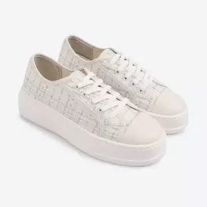 [슈펜] 컵솔 트위드 플랫폼 스니커즈 (HPWPDEA702-T)