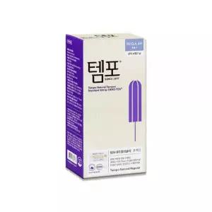 동아제약 템포 내추럴 레귤러 8P 탐폰 체내형생리대
