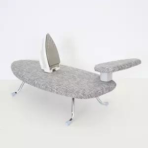 [한즈홈] 그레이패브릭 좌식 다리미판 대형+소매판 n