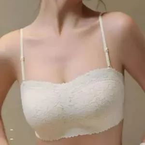 오프숄더 레이스 웨딩 브라