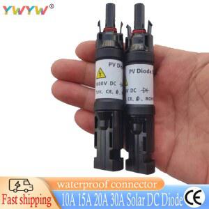 태양 PV 시스템 전지 패널 병렬 연결 보호 15A 10A 30A에 20A 플러 다이오드