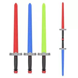 [보리보리/키드아이템]2단 합체 멜로디 광선검 (1p) 불빛 LEd 야외 플라스틱 안전봉 장난감 어린이날선물