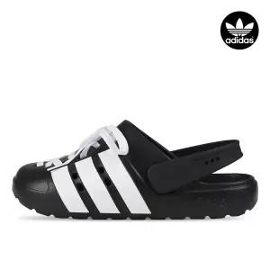 아디다스 아딜렛 클로그 2.0 남여공용 슬리퍼 샌들 코어 블랙 JR4025