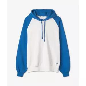 SUNNEI 컬러 블록 드로스트링 후드 - 더스트:블루 / CRTWXJER036JER0107484 2063853