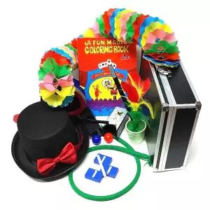 요술 팡팡 매직키트 요술팡팡 스페셜종합마술세트 총10종구성 하드케이스 모자 보타이 7종마술도구