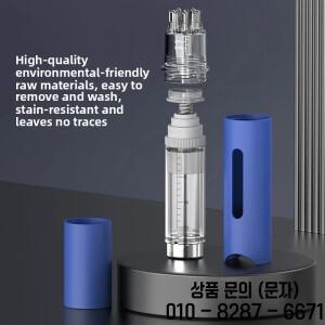 롤러 볼 응용 프로그램 가이드가있는 1ml 두피 마사지 빗 헤어 케어를위한 에센셜 오일 전달 치료 도구