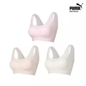 아디다스 푸마 주니어 여아 소프트 퓨징 브라 3종 세트