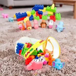 팝콘 블럭 종이 스펀지 아기 장난감 실리콘 국산 애니멀