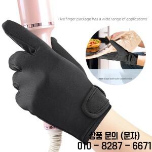 머리 직선기 파마 컬링 미용 내열성 손가락 장갑 스타일링 도구 보호 살롱